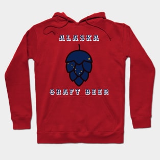 Alaska State Flag United States of Craft Beer Hoodie